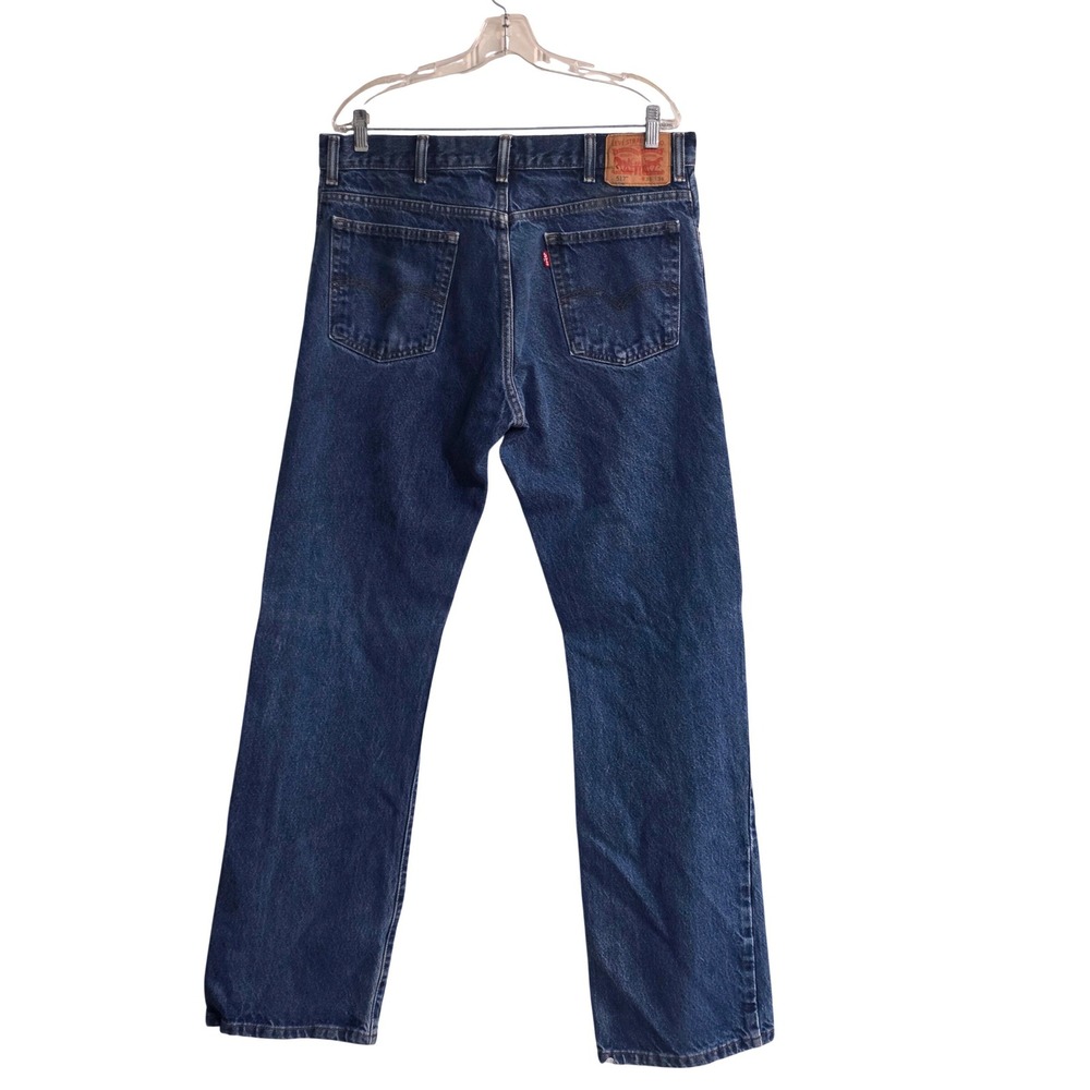 Levis 517 Bootcut Jeans Mens 36x34 Medium Wash Blue Denim Cotton Pants - Picture 2 of 11